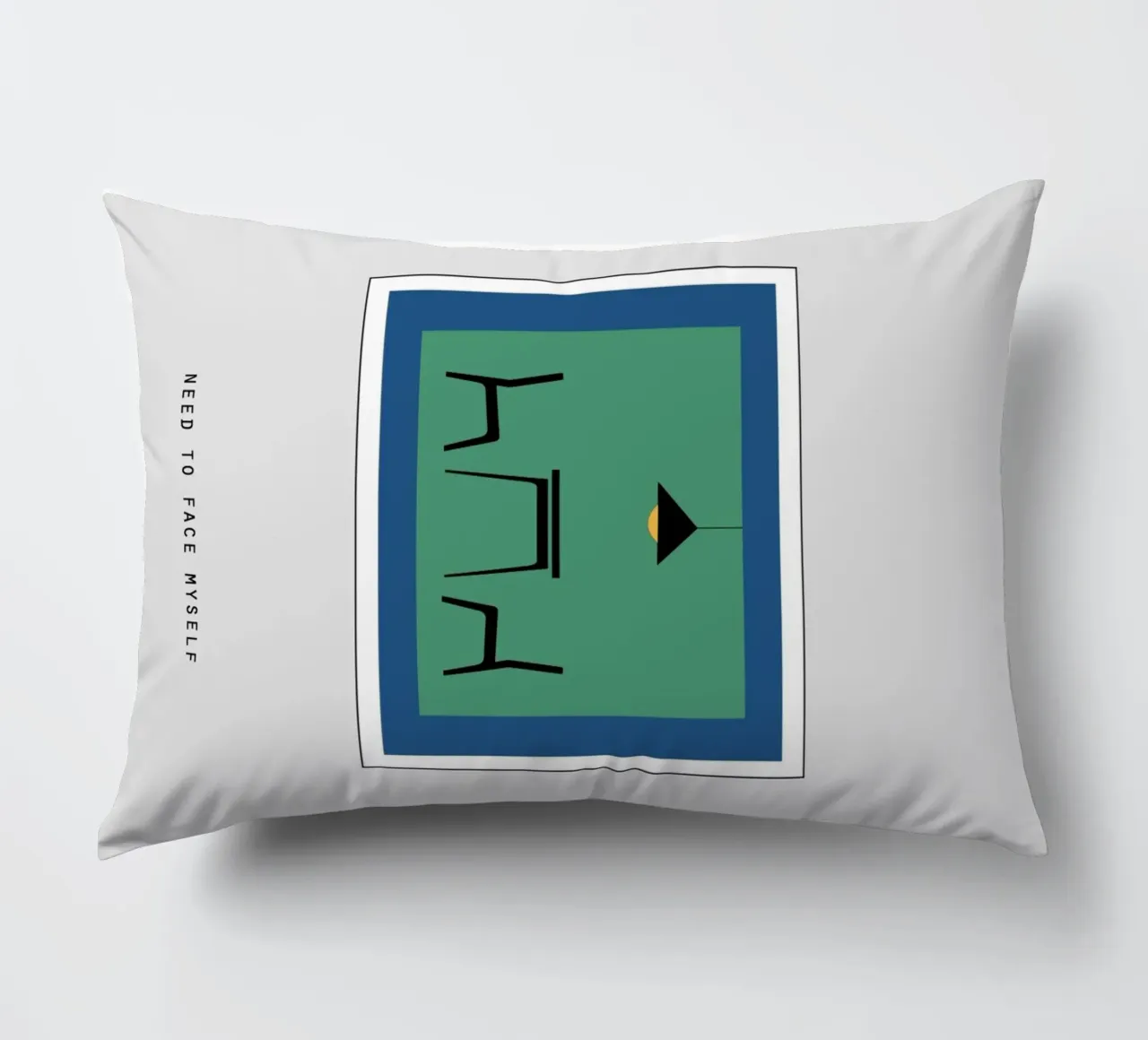 NEED TO FACE MYSELF cuscino da natural neutral