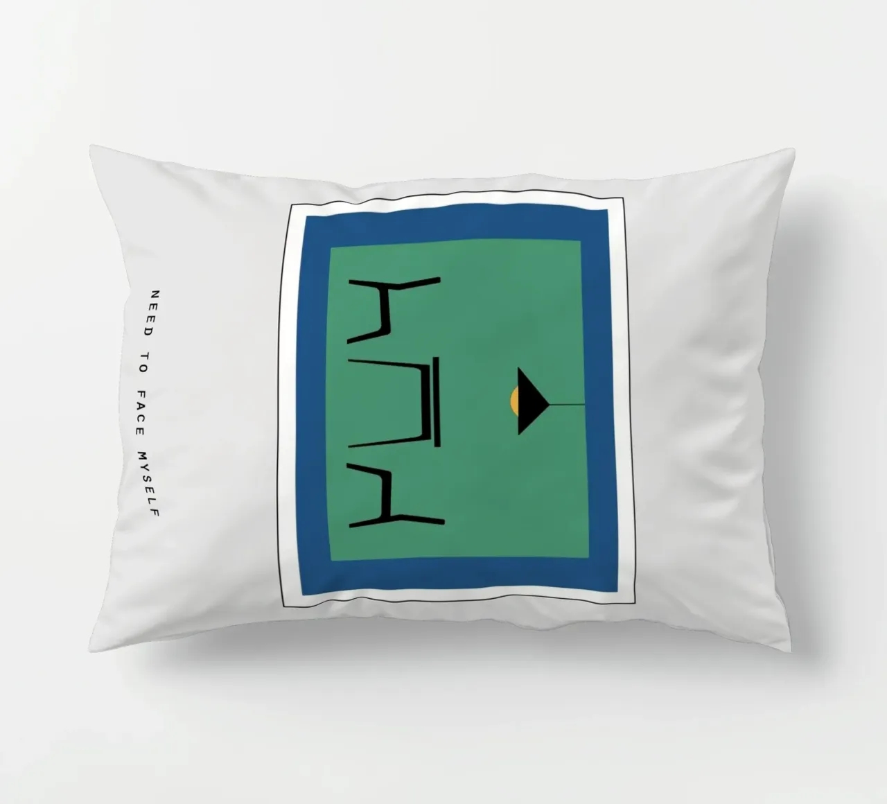 NEED TO FACE MYSELF cuscino da natural neutral