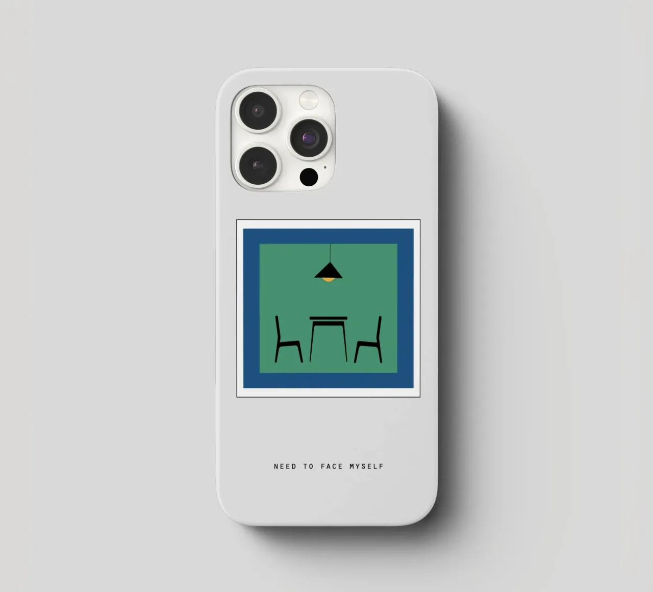 NEED TO FACE MYSELF cover iphone da natural neutral