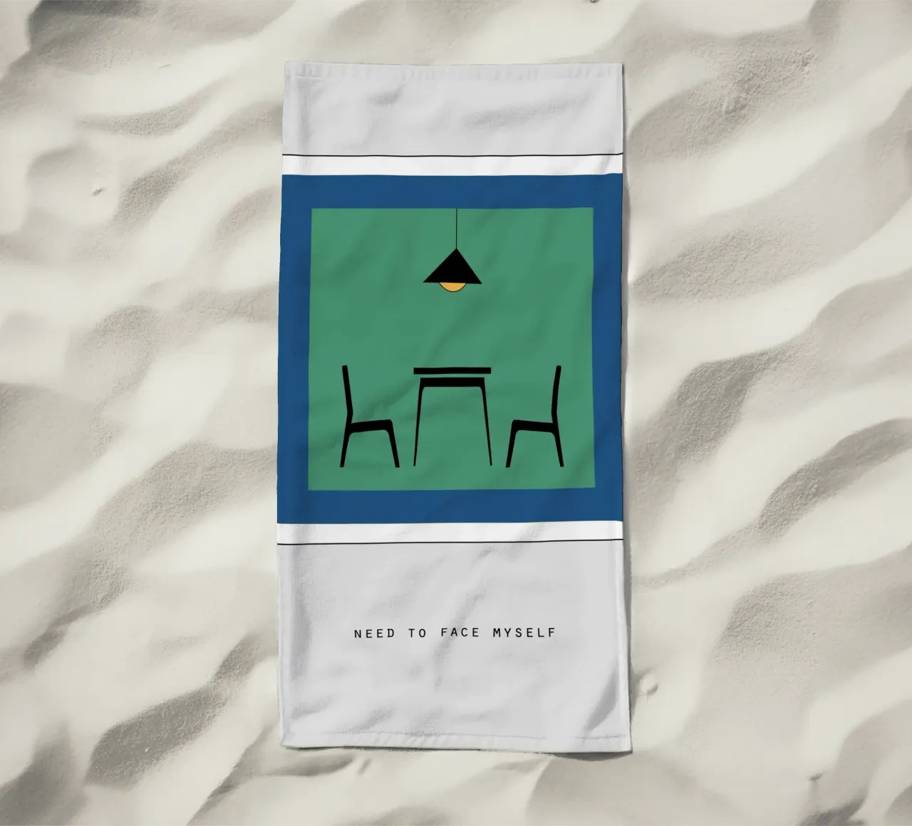 NEED TO FACE MYSELF telo mare da natural neutral