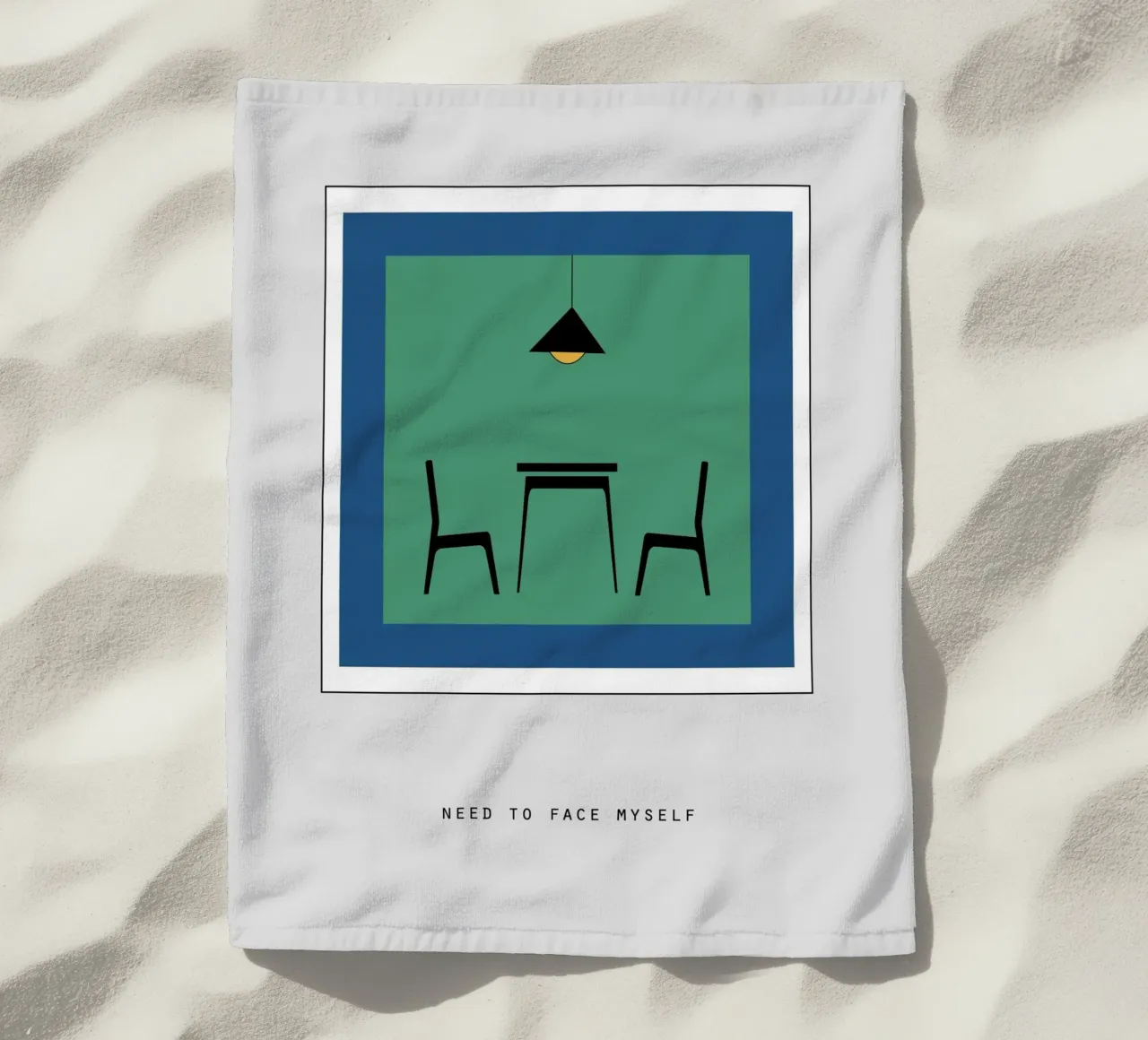 NEED TO FACE MYSELF telo mare da natural neutral