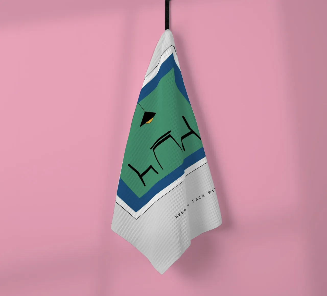 NEED TO FACE MYSELF canovaccio da cucina da natural neutral