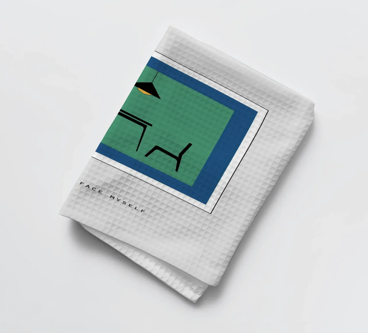 NEED TO FACE MYSELF canovaccio da cucina da natural neutral