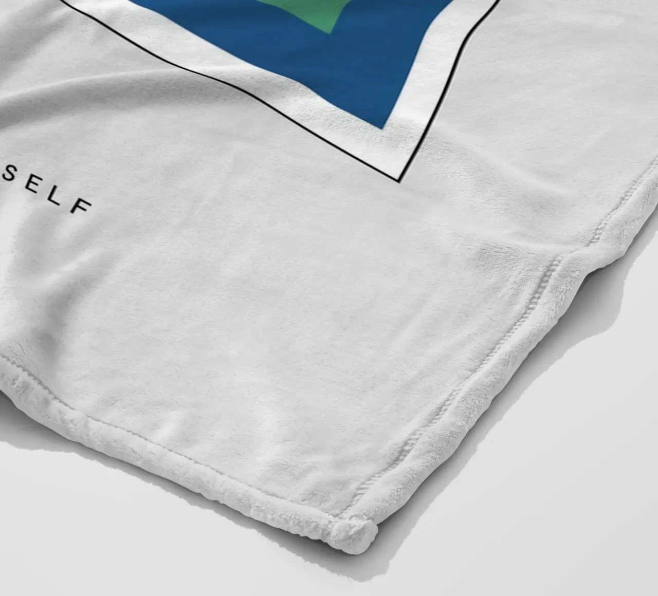 NEED TO FACE MYSELF coperta in pile da natural neutral