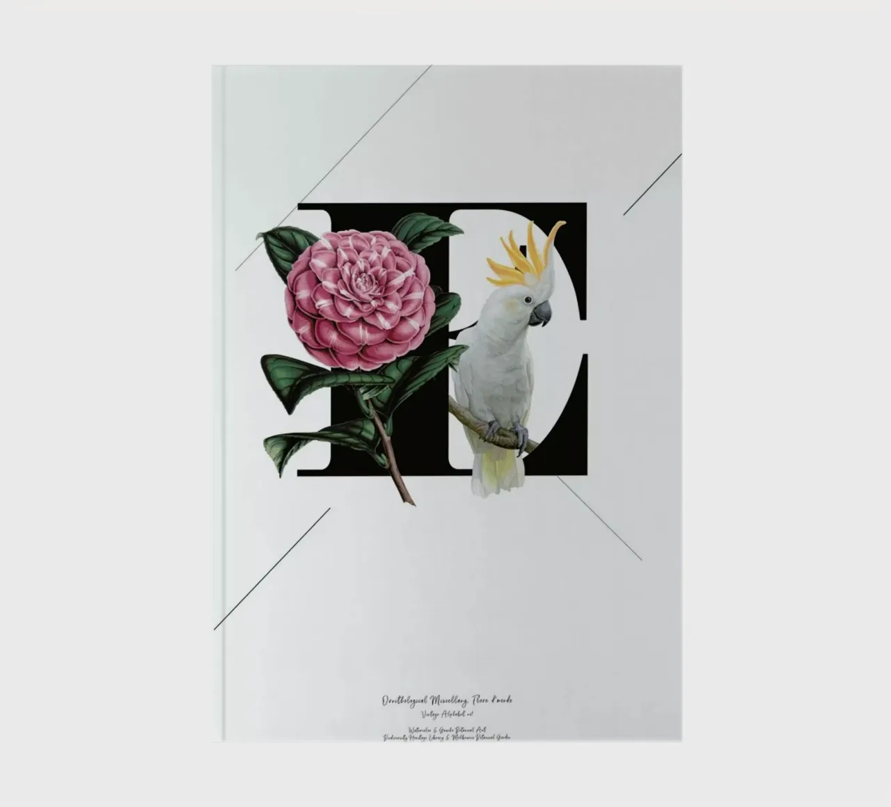 Botanical Alphabet - E notebook by Froilein Juno