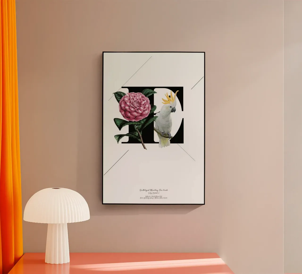 Botanical Alphabet - E plexiglass da Froilein Juno