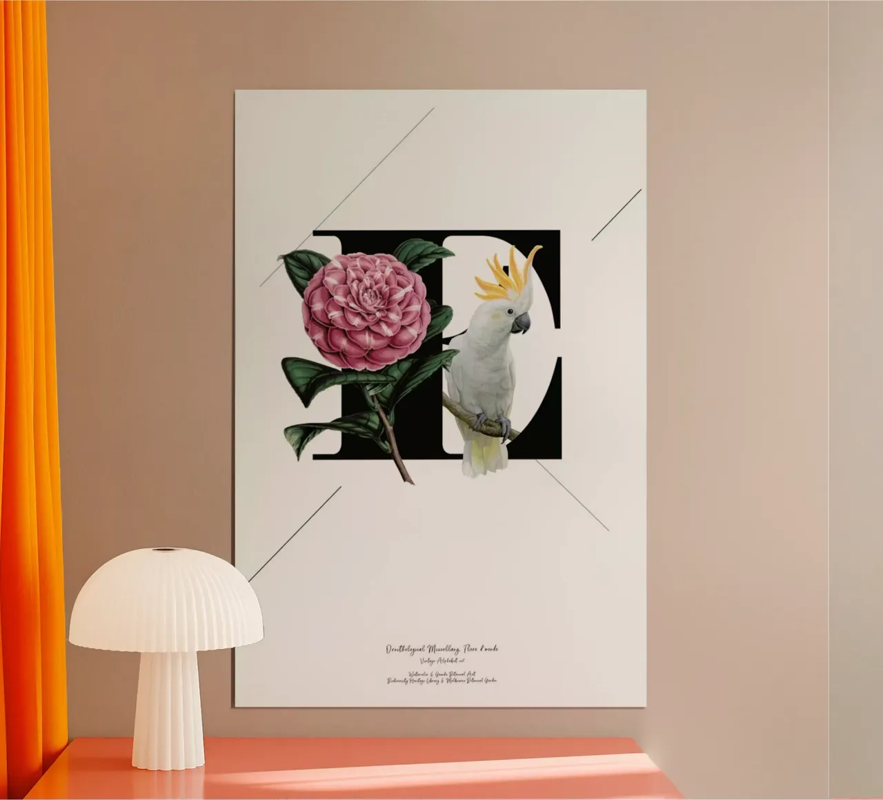 Botanical Alphabet - E carta hahnemühle da Froilein Juno