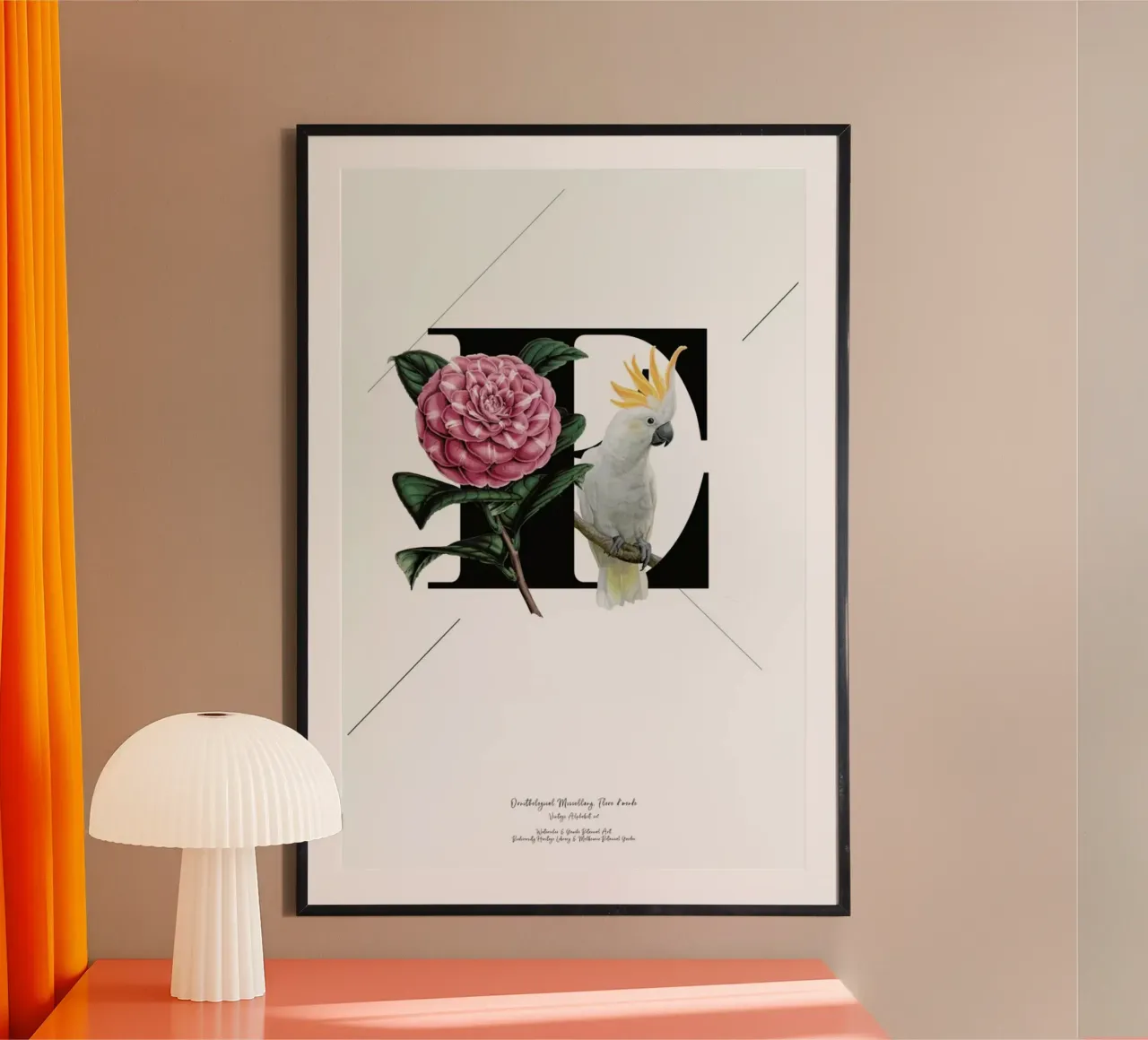 Botanical Alphabet - E carta hahnemühle da Froilein Juno