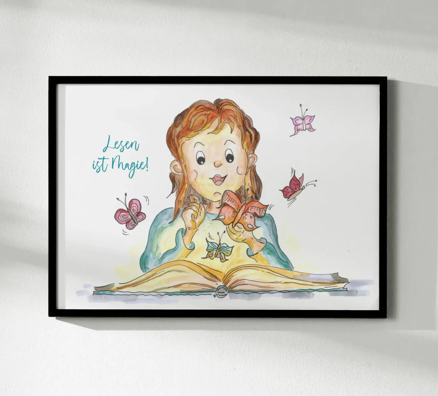 Reading is magic! poster by MutMalerin
