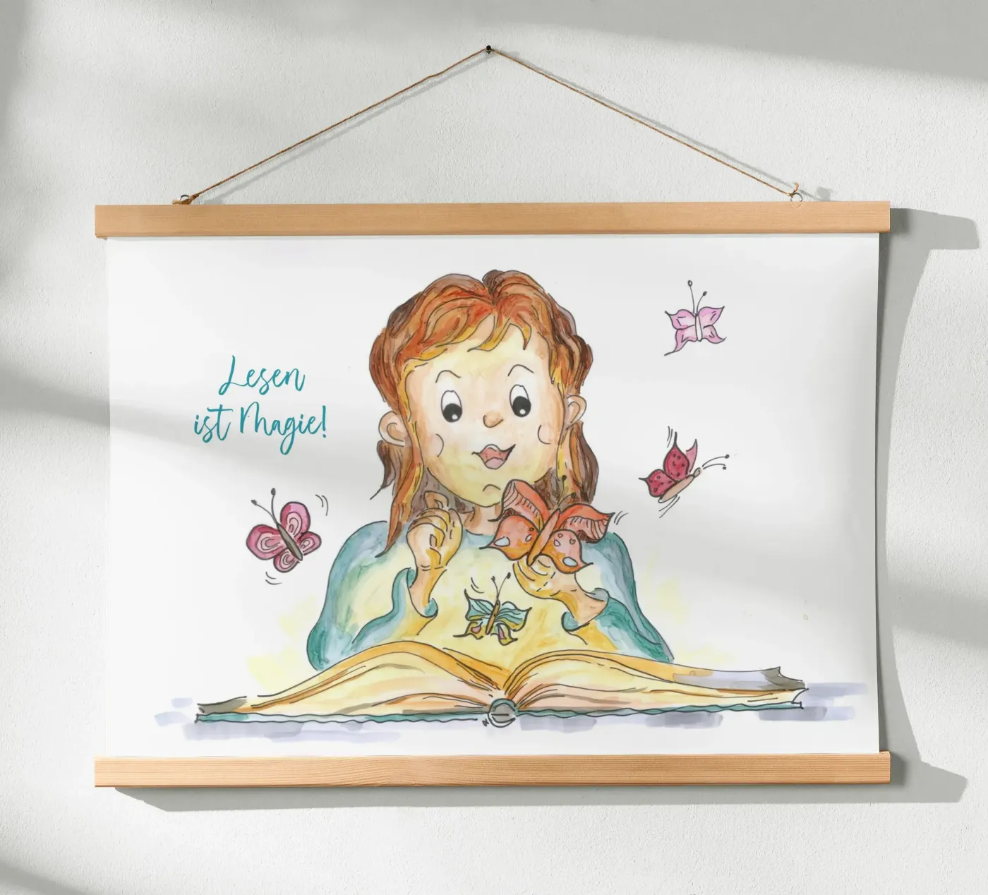 Reading is magic! poster by MutMalerin