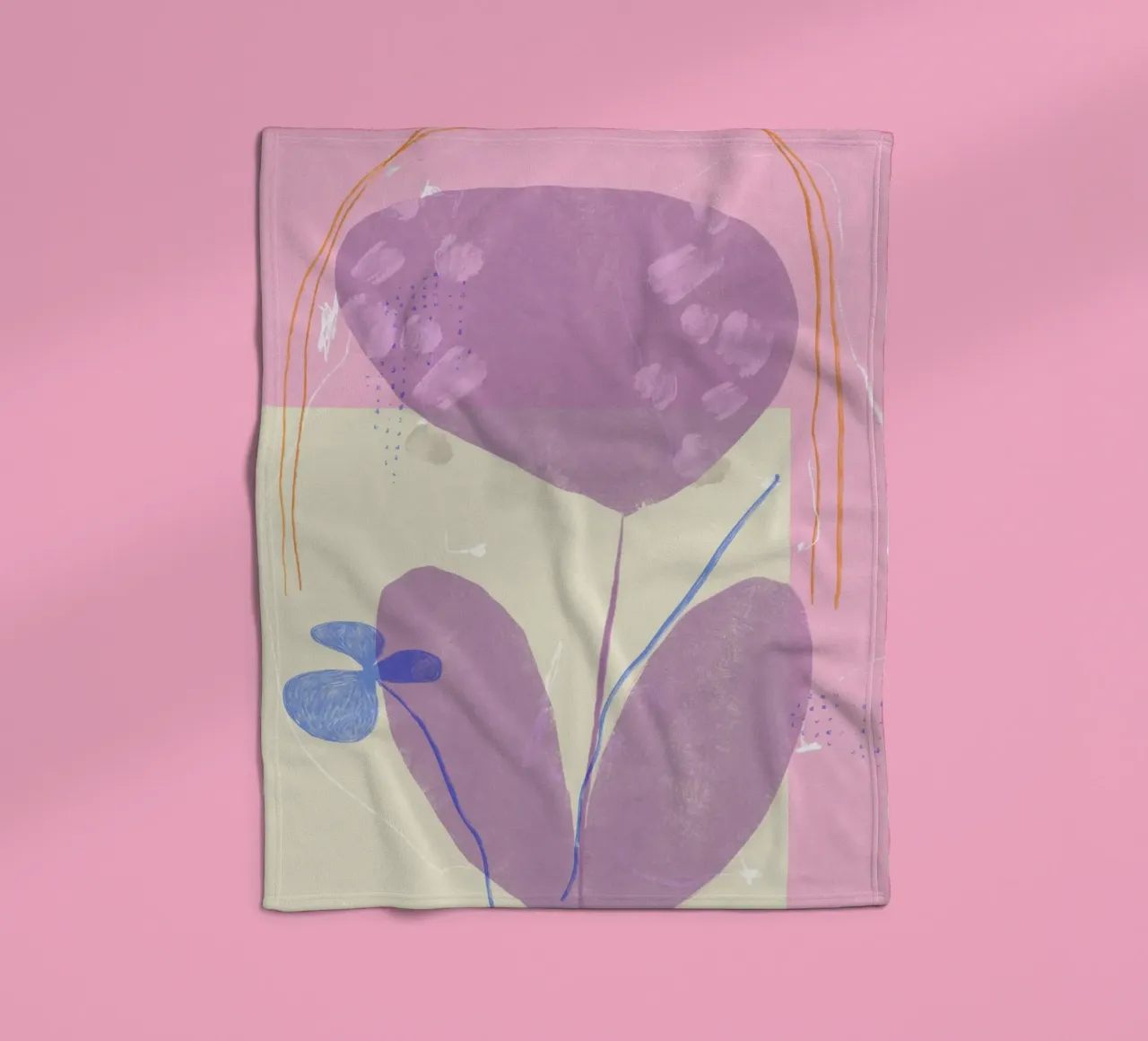 Color Bloom No 21 coperta in pile da treechild
