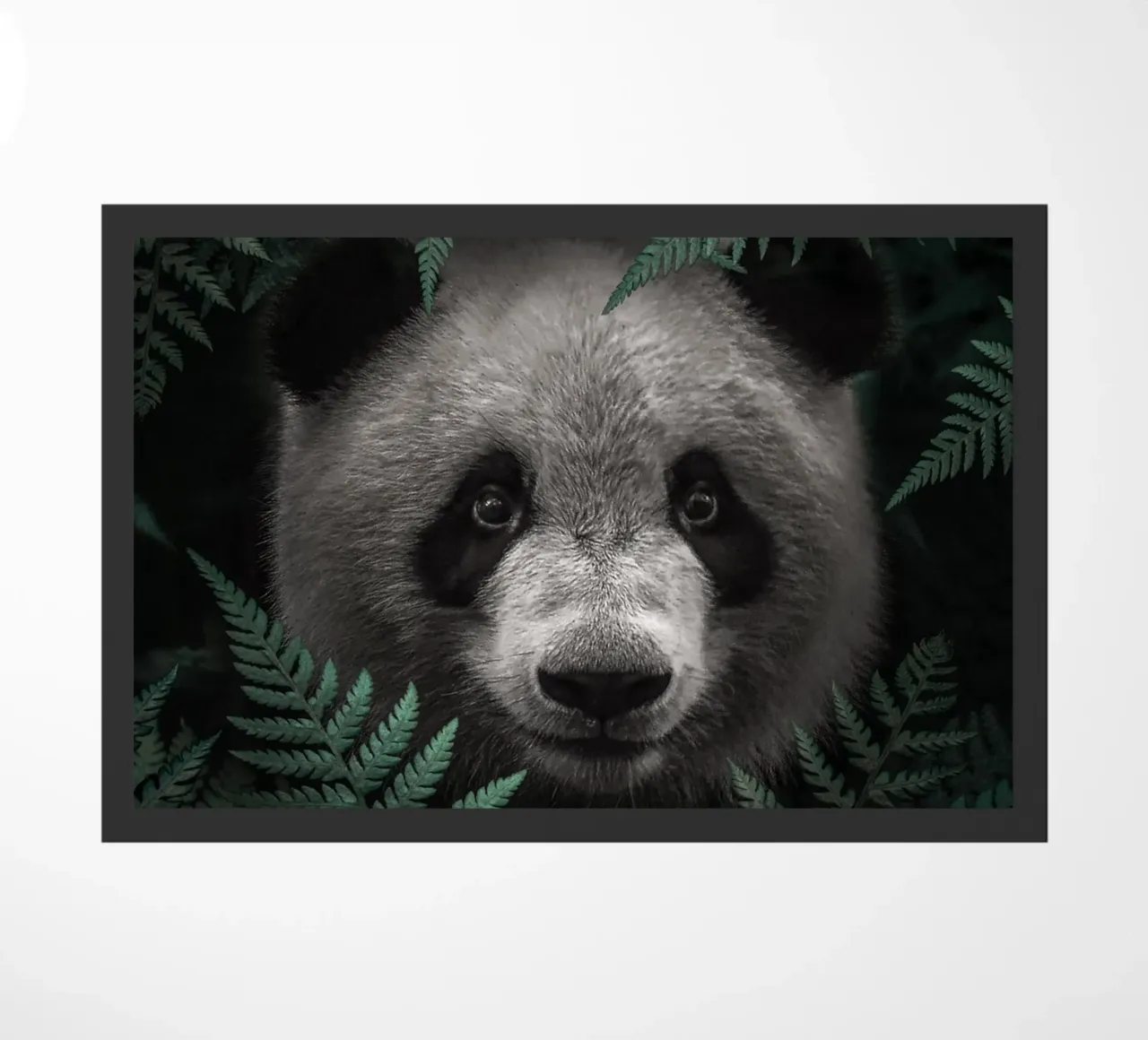 L'orso panda nella foresta zerbino da arizrab