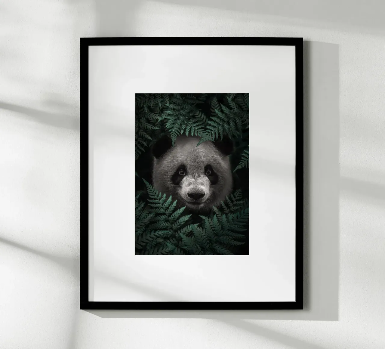 L'orso panda nella foresta carta hahnemühle da arizrab