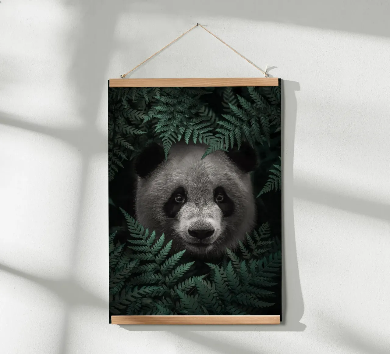 L'orso panda nella foresta carta hahnemühle da arizrab