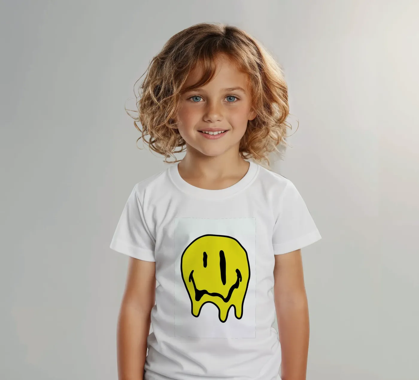 Smiley kinder t-shirt van Nick Cocozza