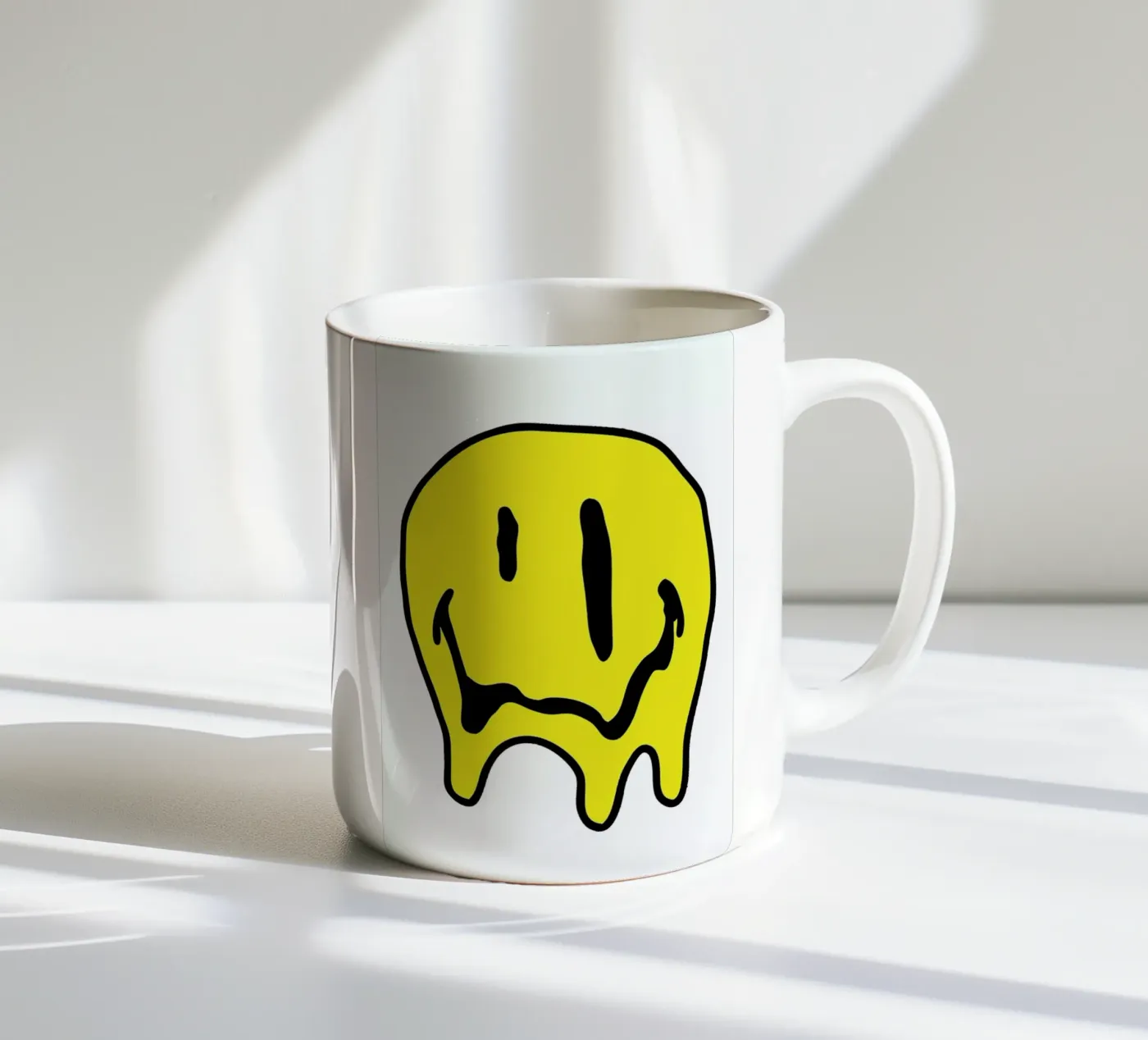 Smiley ceramic mug by Nick Cocozza