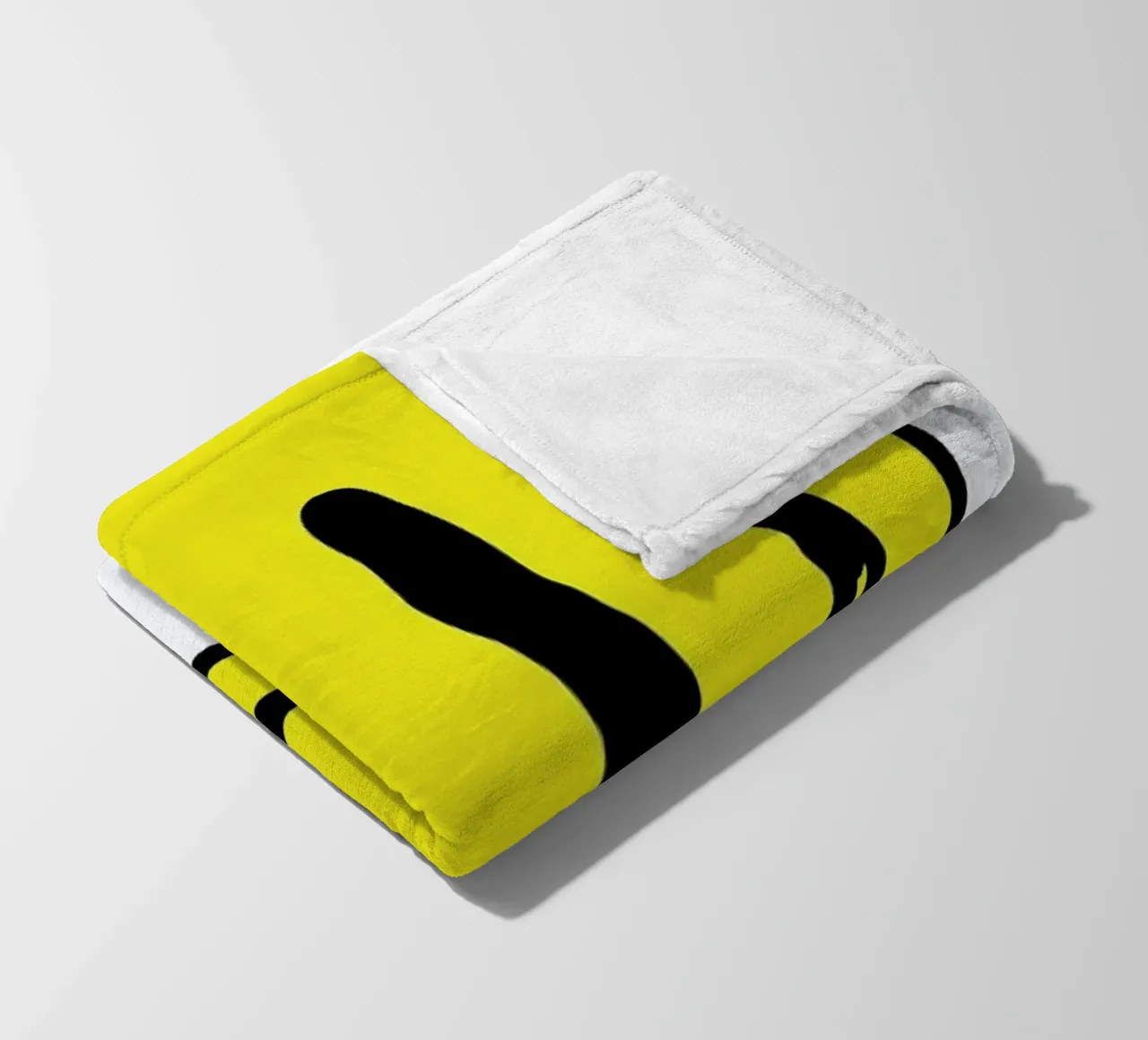 Smiley fleece blanket by Nick Cocozza