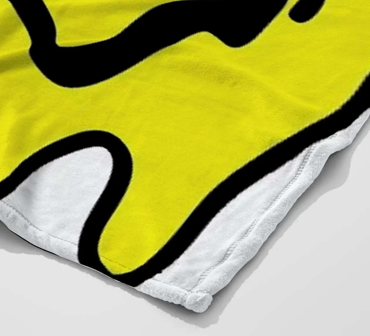 Smiley fleece blanket by Nick Cocozza