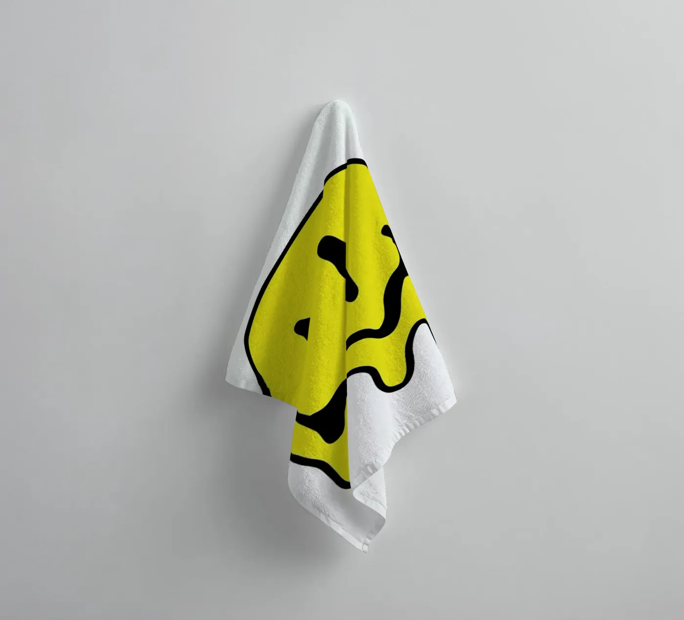 Smiley towel by Nick Cocozza