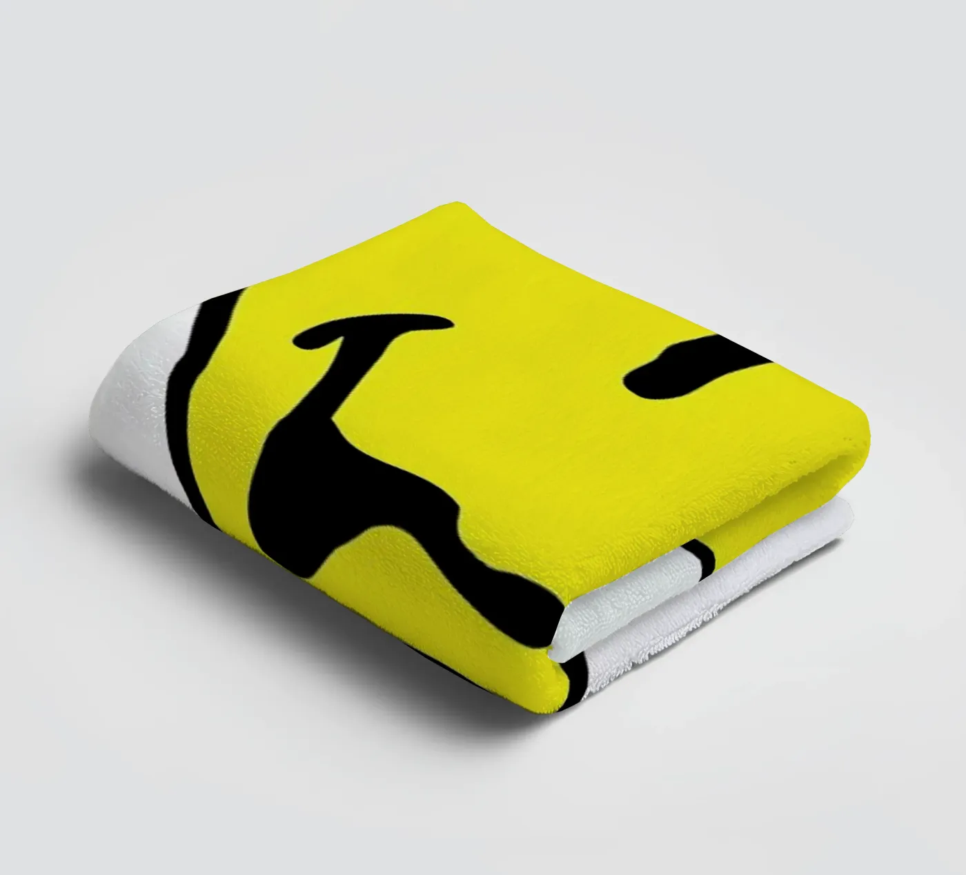 Smiley towel by Nick Cocozza