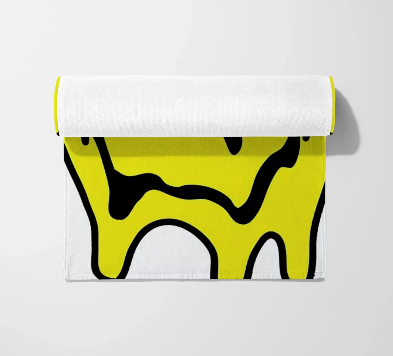 Smiley beach towel by Nick Cocozza