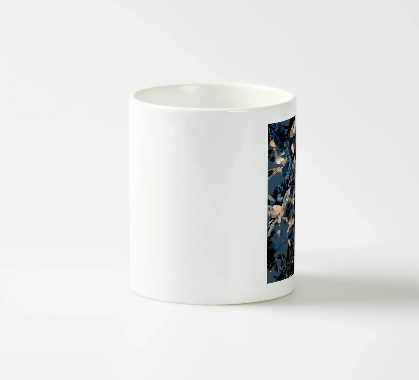 flowers ceramic mug by Giulio Iurissevich