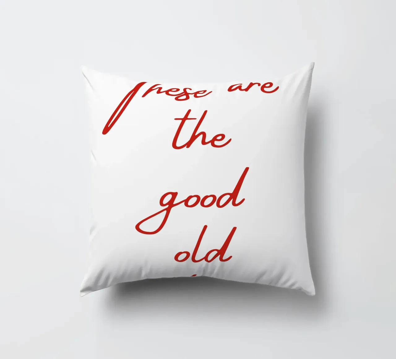 Questi sono i bei tempi andati cuscino da pdigitalprints