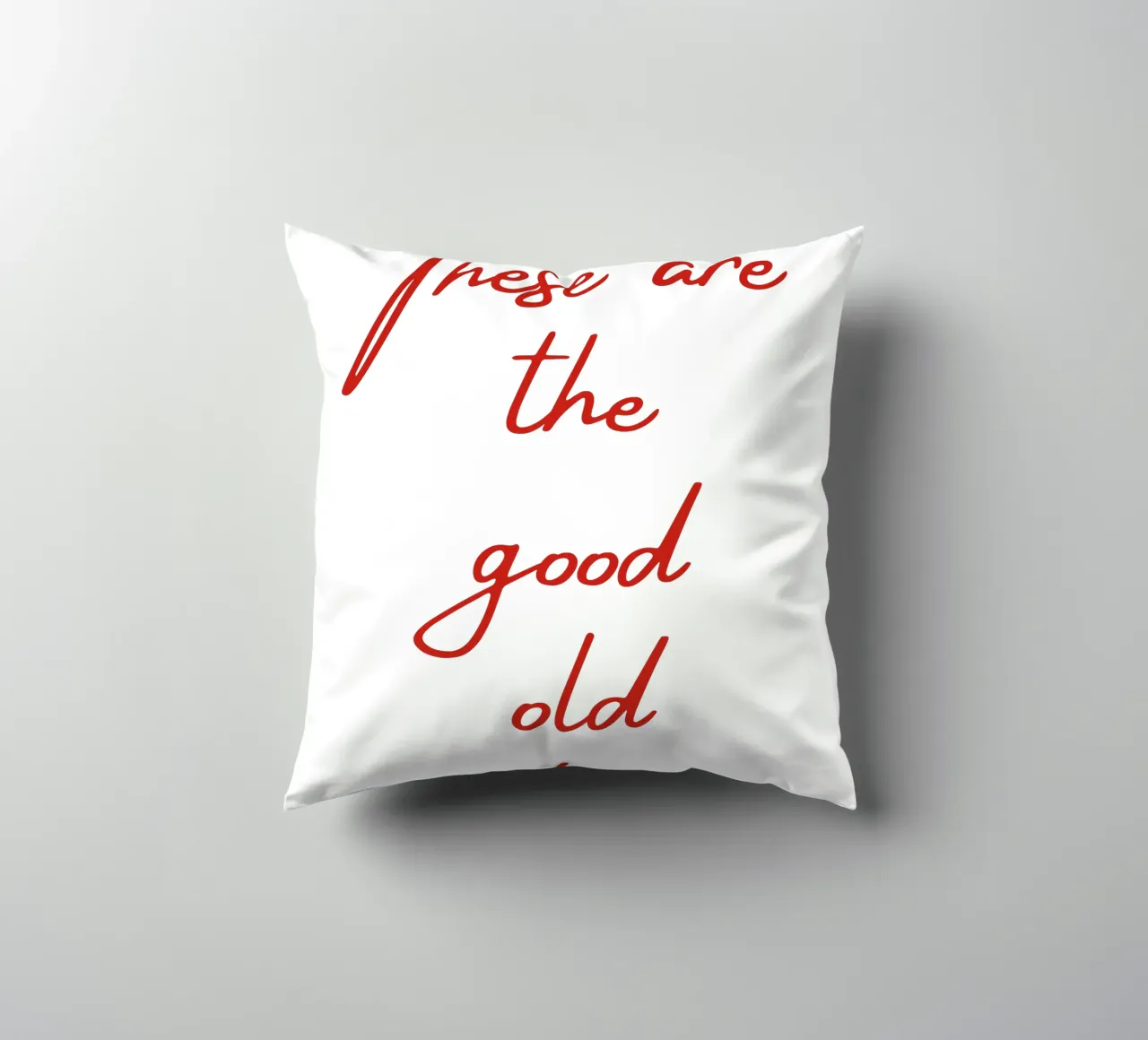 Questi sono i bei tempi andati cuscino da pdigitalprints