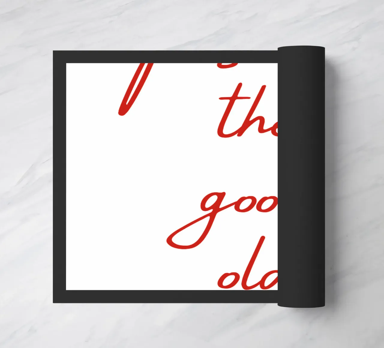 Questi sono i bei tempi andati zerbino da pdigitalprints