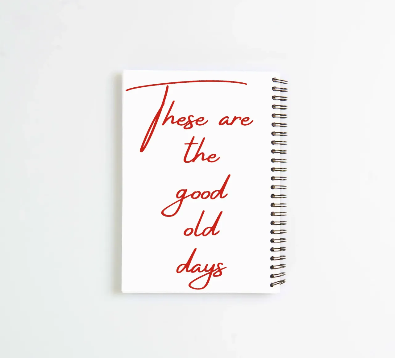 Questi sono i bei tempi andati diario ad anelli da pdigitalprints