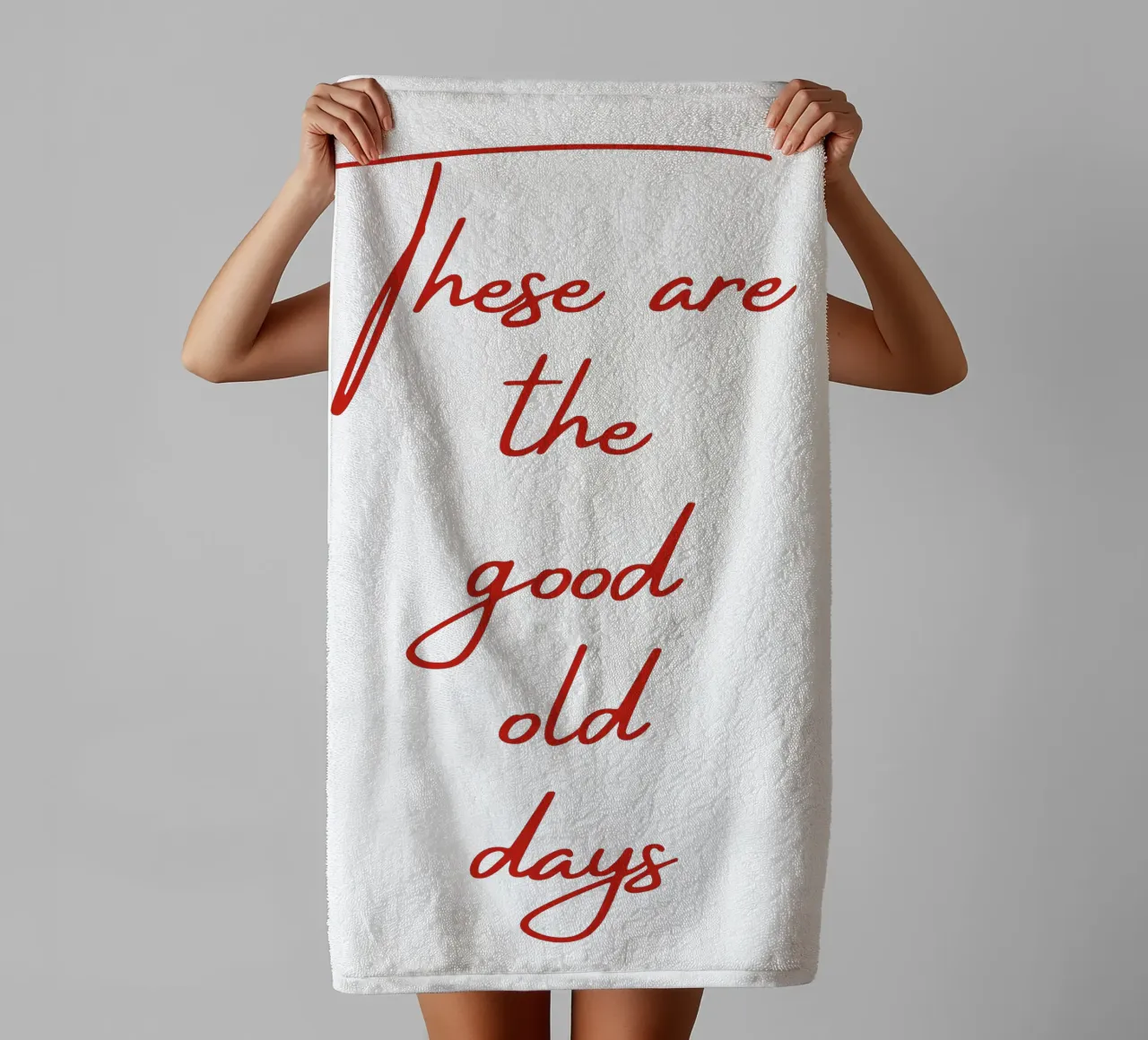 Das sind die guten alten Zeiten Handtuch von pdigitalprints