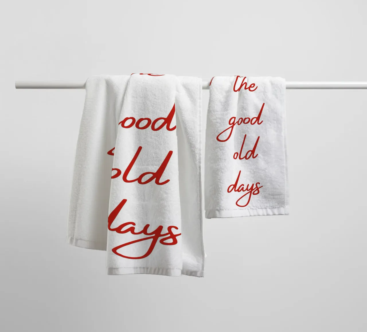 Das sind die guten alten Zeiten Handtuch von pdigitalprints