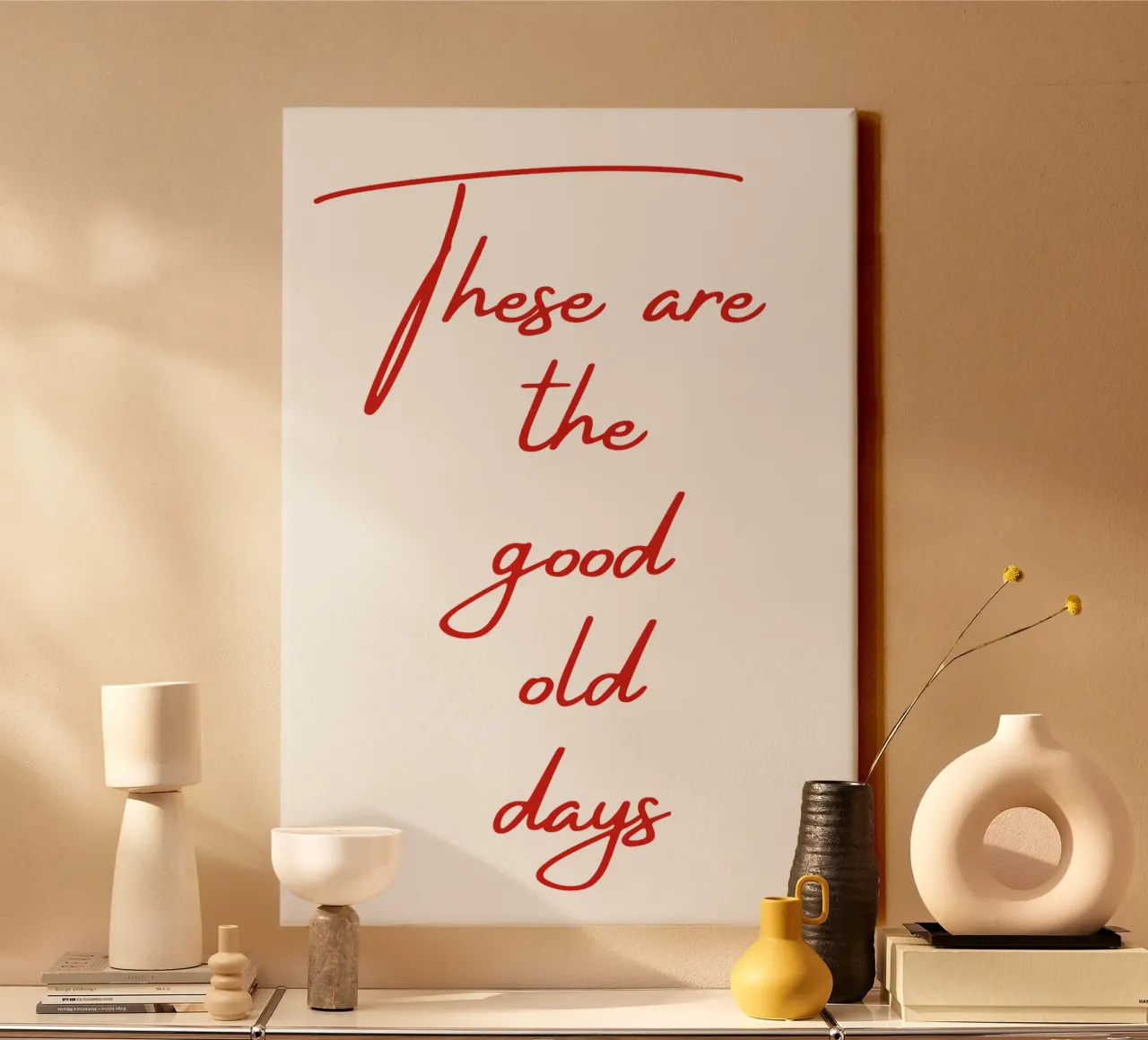 Questi sono i bei tempi andati tela da pdigitalprints