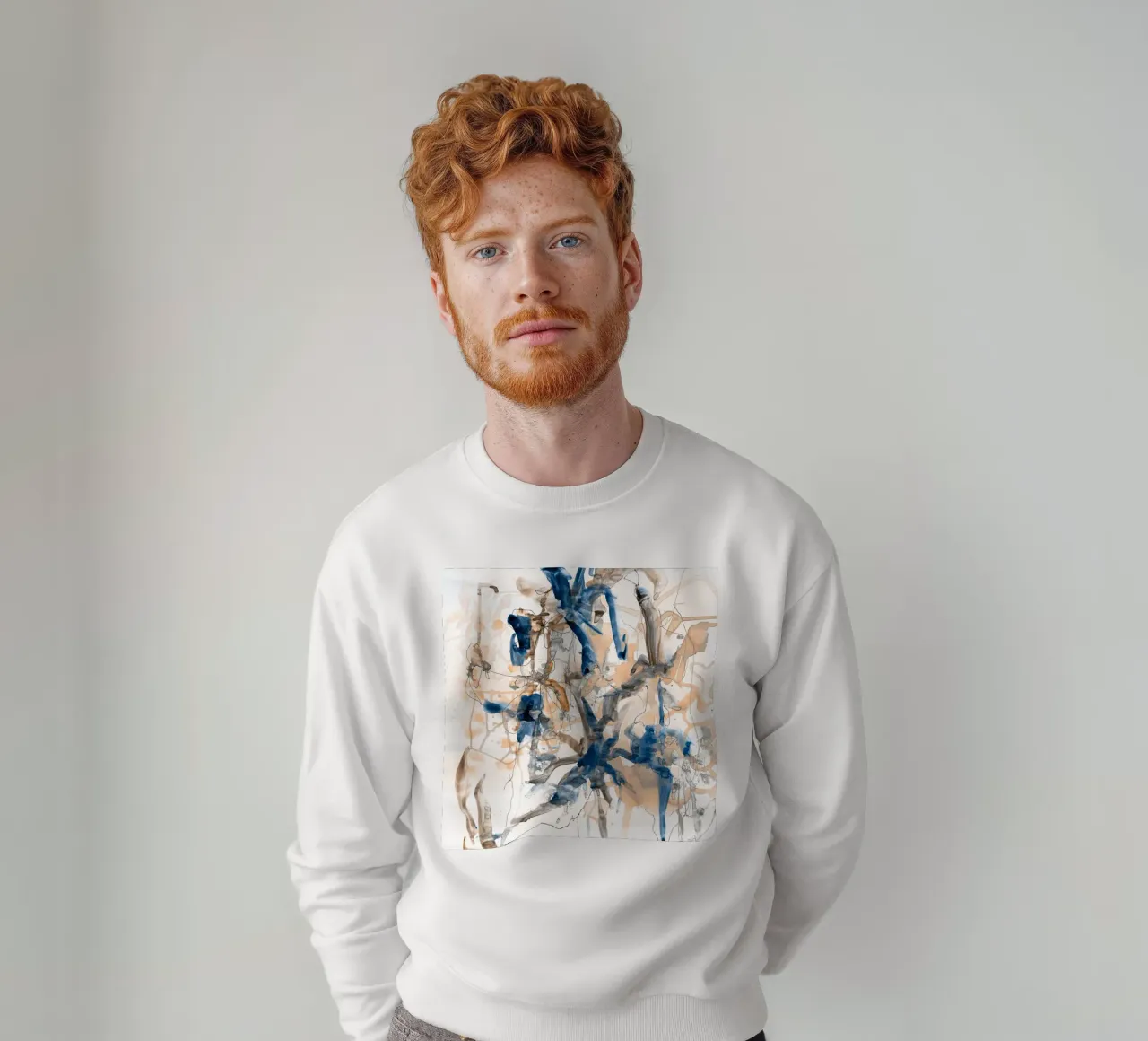 flower splash felpa da Giulio Iurissevich