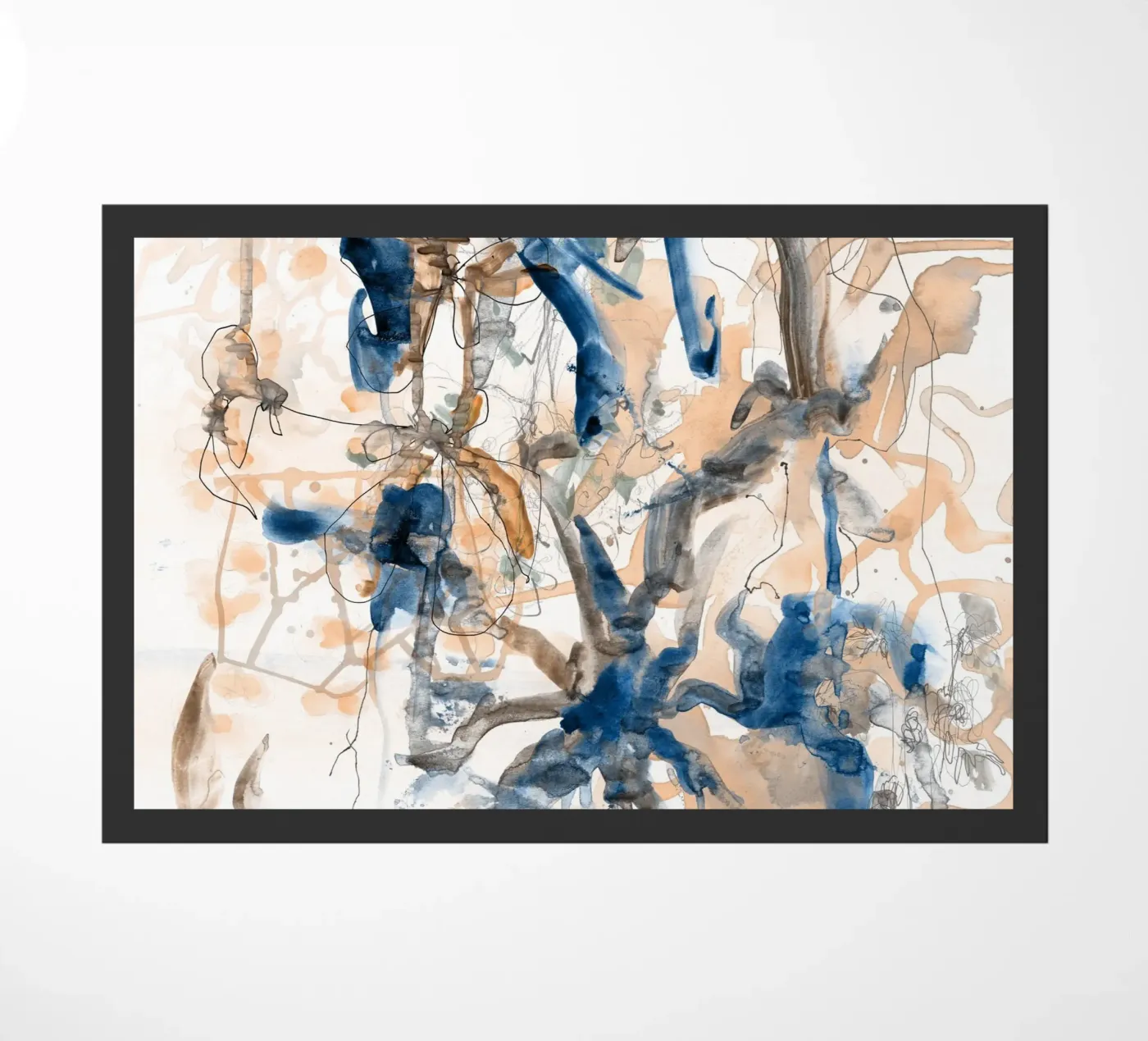 flower splash deurmat van Giulio Iurissevich