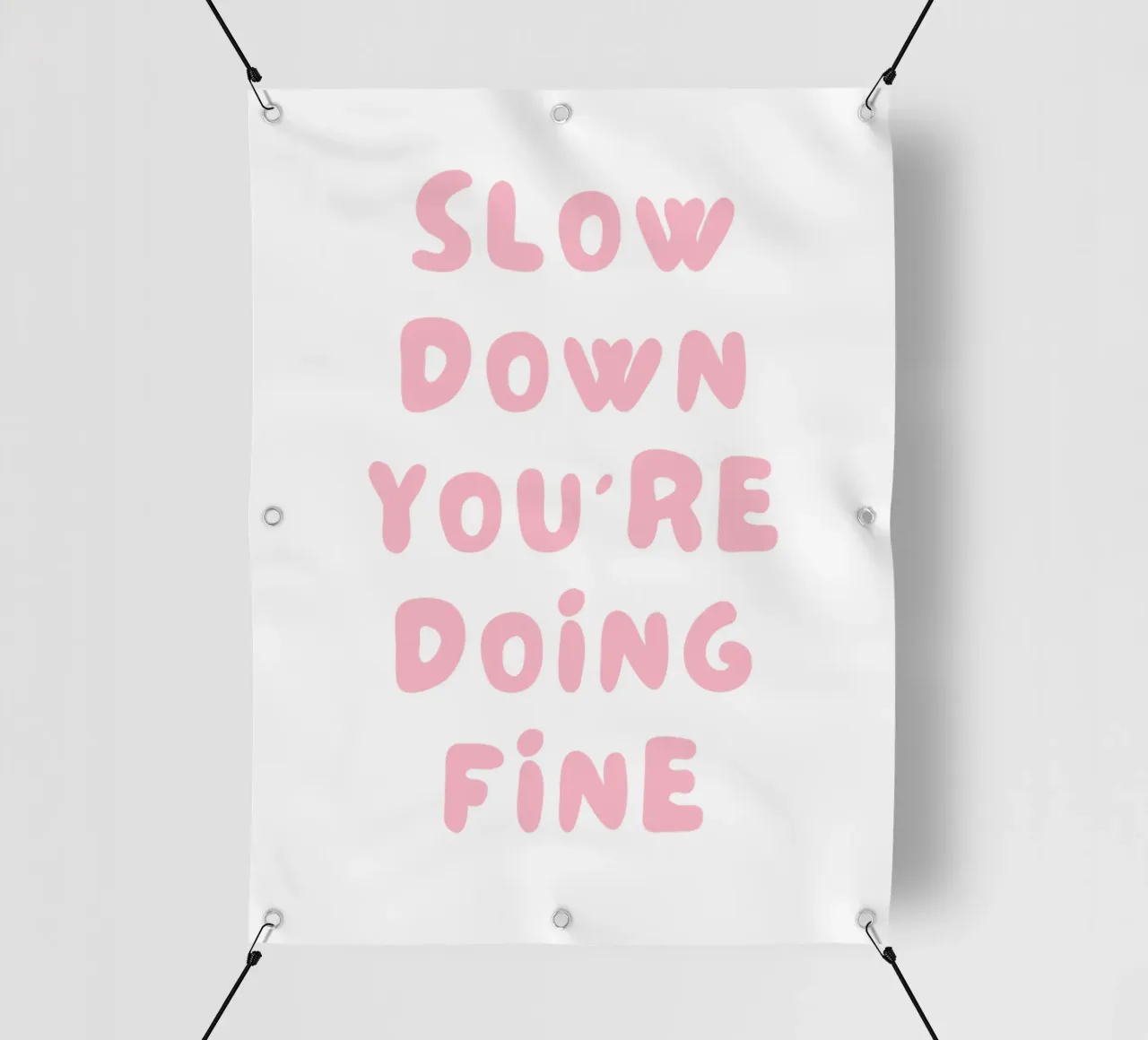 Rallenta, stai andando bene telo in pvc da pdigitalprints