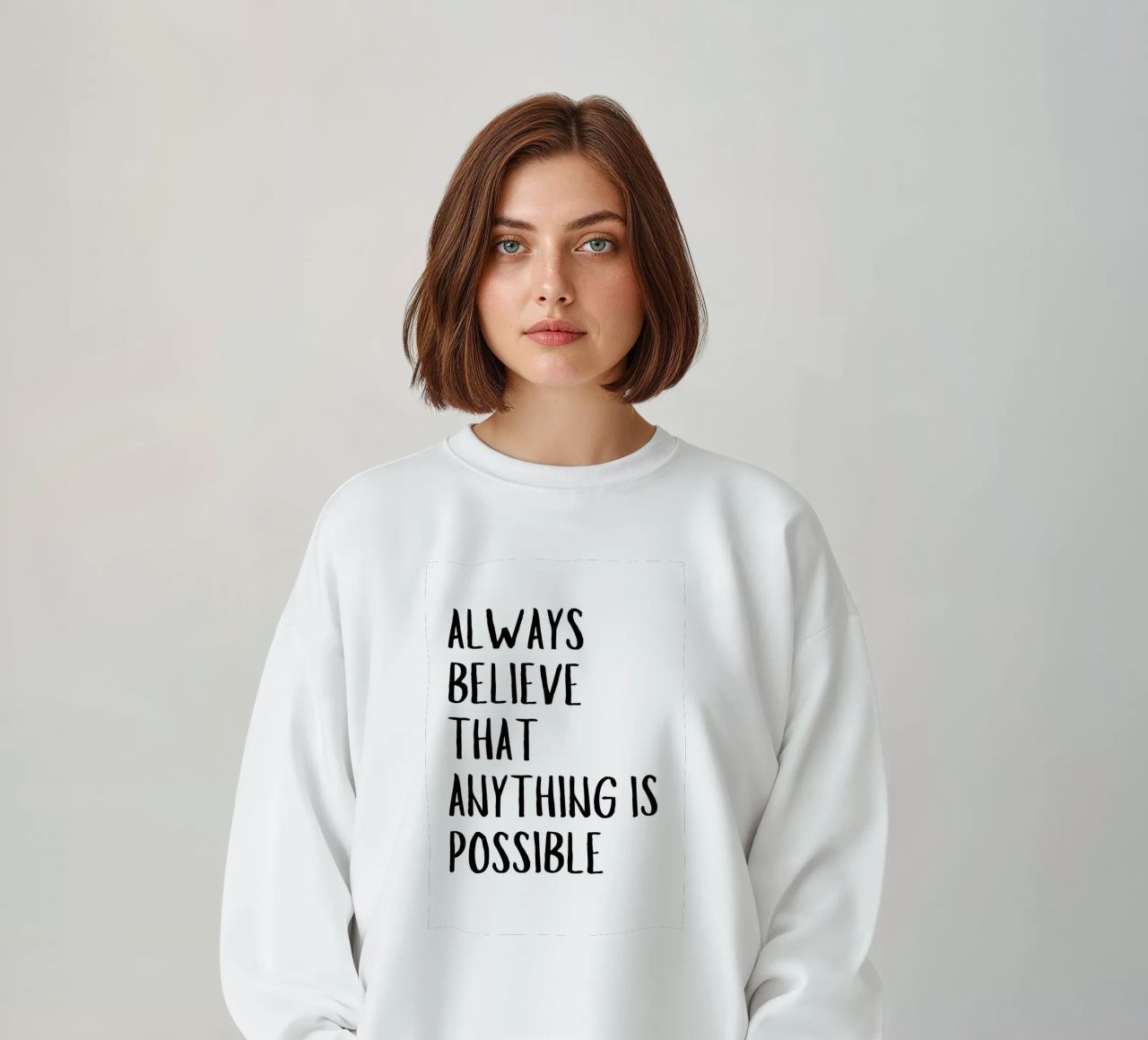 Credere sempre che tutto sia possibile felpa da pdigitalprints