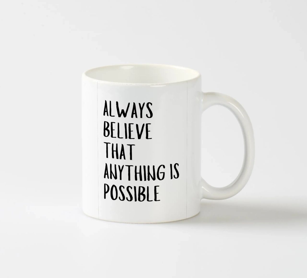Credere sempre che tutto sia possibile tazza in ceramica da pdigitalprints