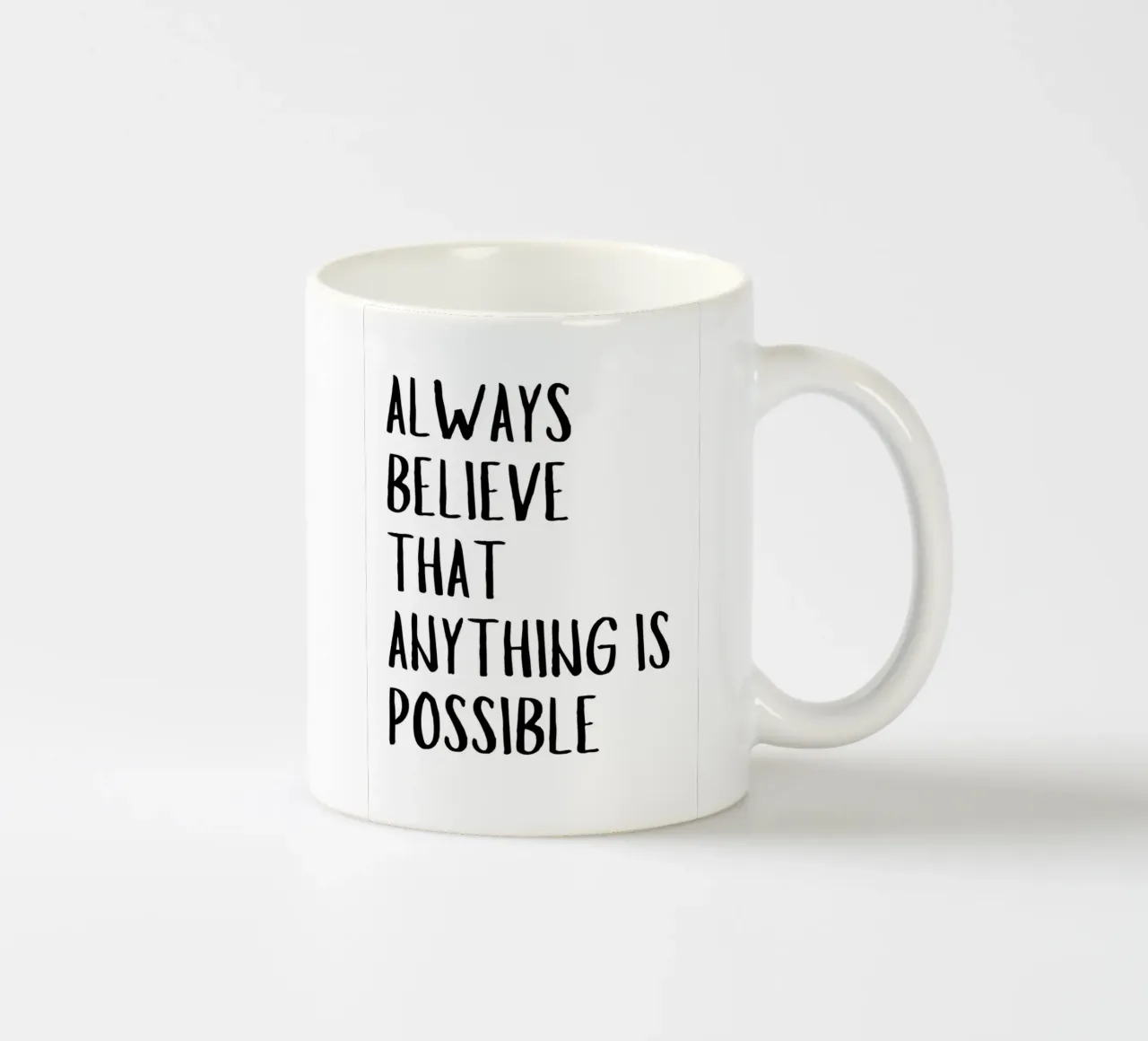 Croyez toujours que tout est possible mug en céramique de pdigitalprints