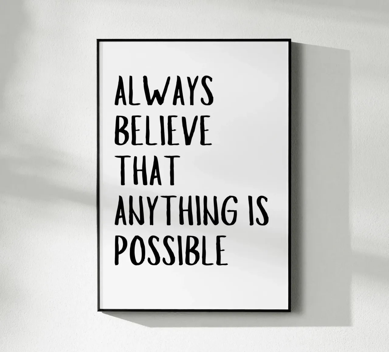 Credere sempre che tutto sia possibile plexiglass da pdigitalprints