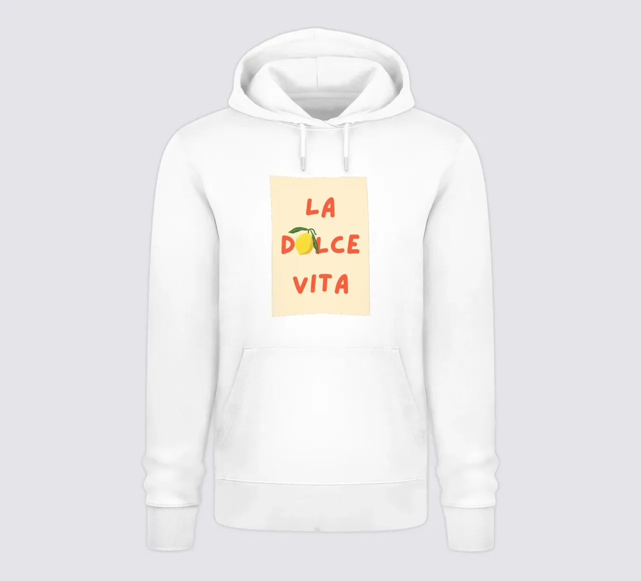 La dolce vita felpa con cappuccio da pdigitalprints