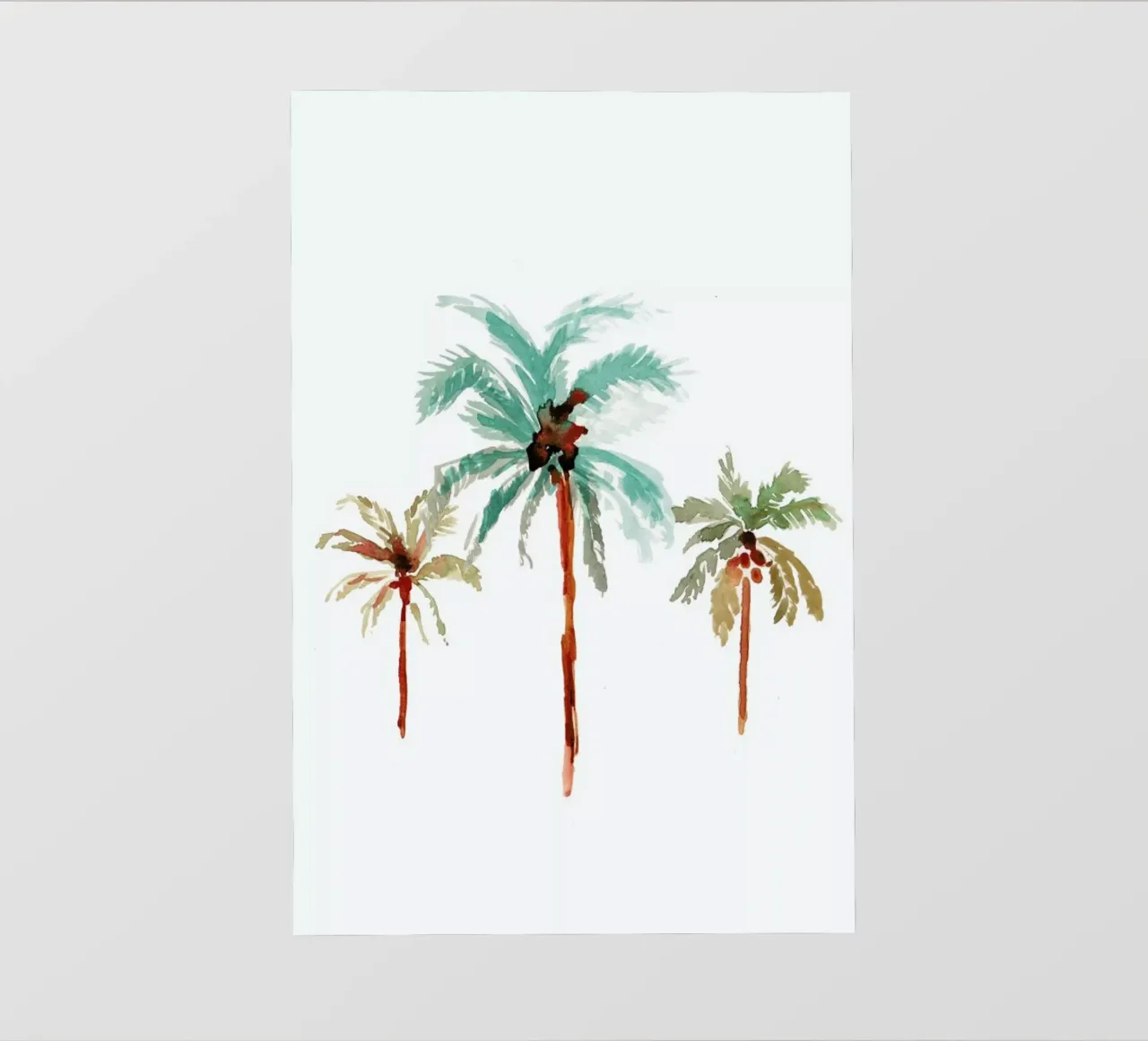 Palm Tree 1 pellicola backlit da Farina Kuklinski