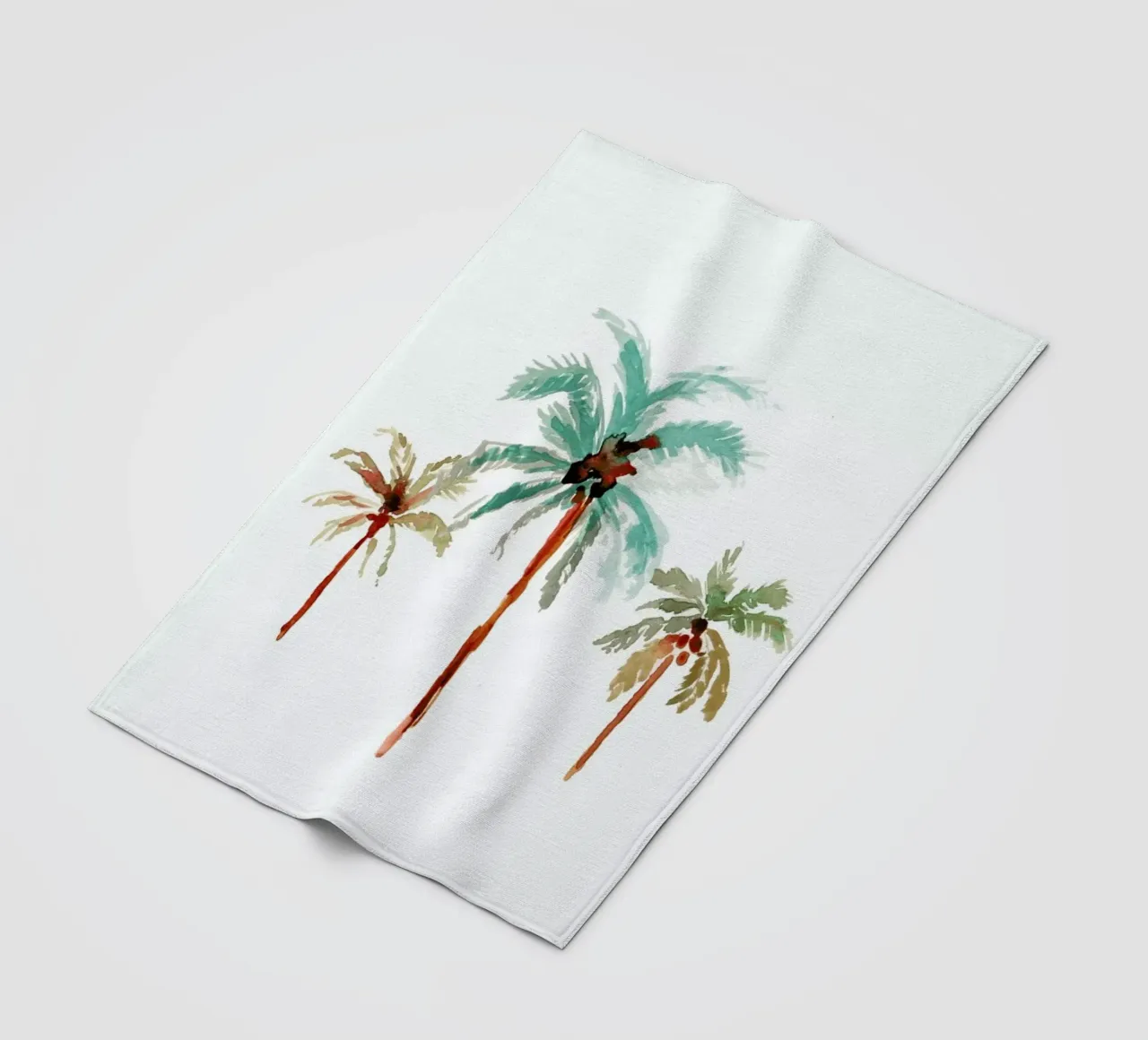 Palm Tree 1 coperta in pile da Farina Kuklinski