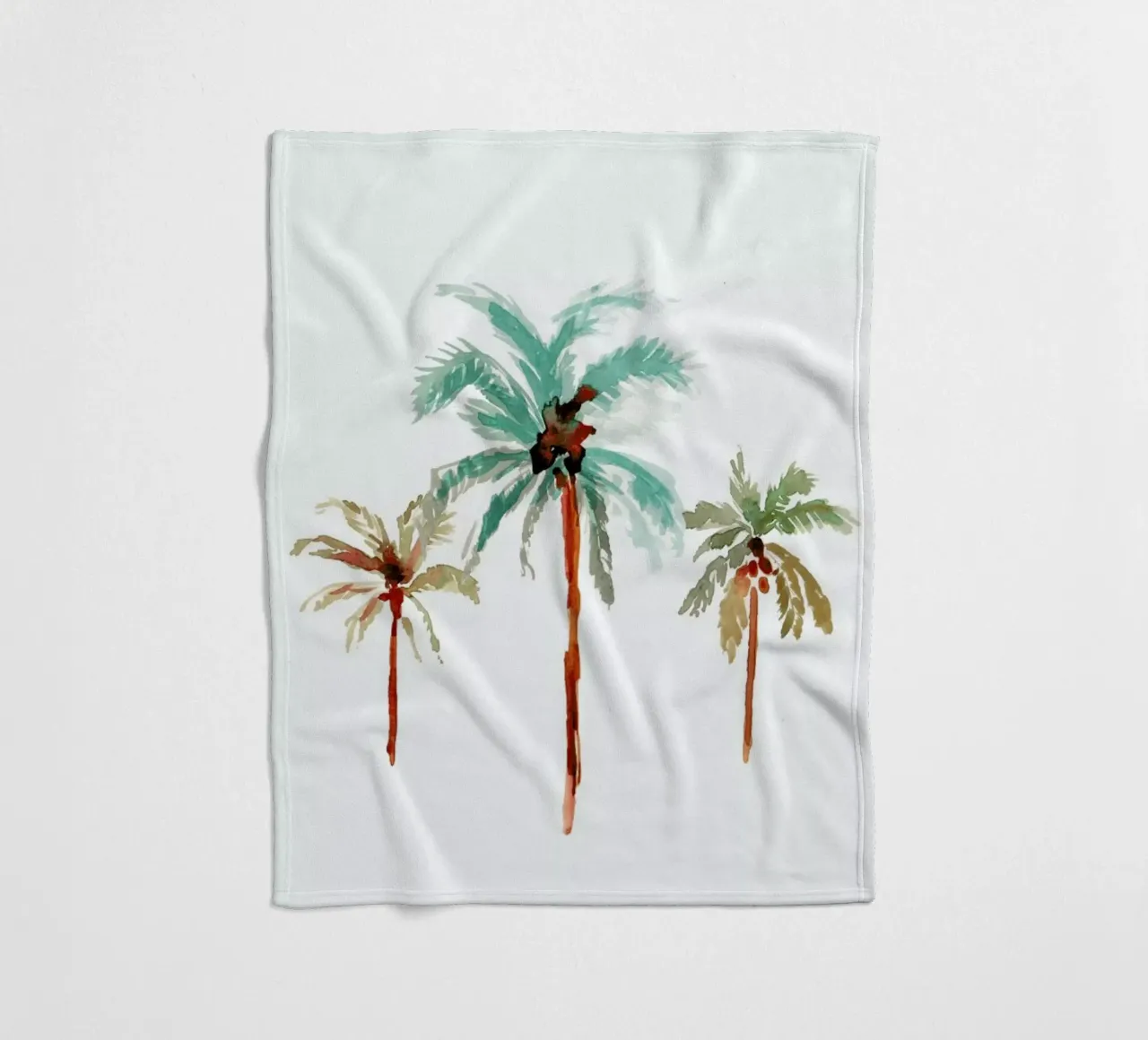 Palm Tree 1 coperta in pile da Farina Kuklinski