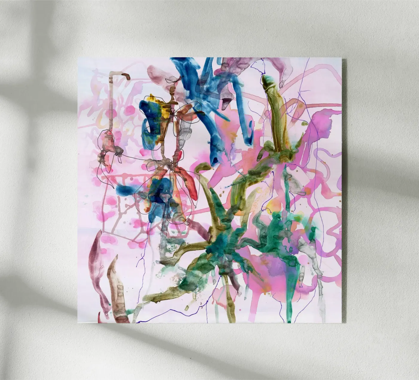 éclaboussure44 plexiglas de Giulio Iurissevich