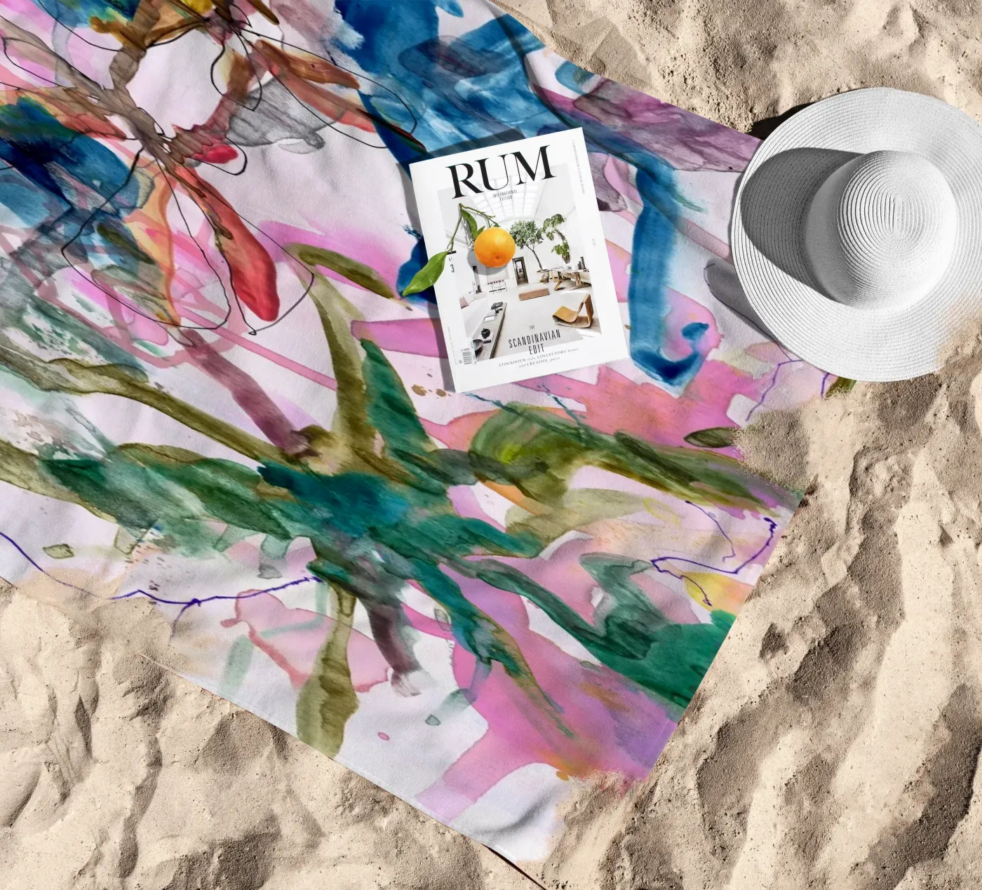 spetter44 strandhanddoek van Giulio Iurissevich