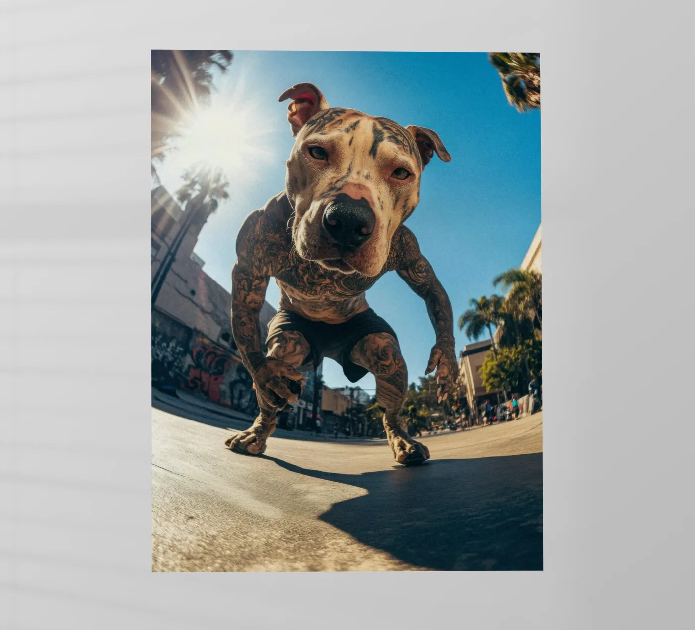 Blaze pellicola backlit da Affiches Chien Originales – Dogland