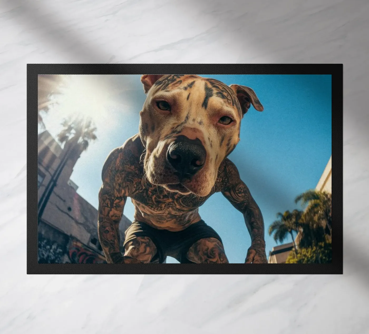 Blaze deurmat van Affiches Chien Originales – Dogland