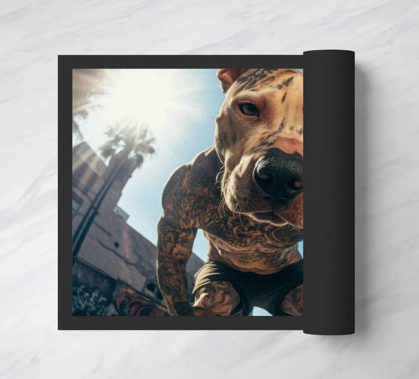 Blaze deurmat van Affiches Chien Originales – Dogland