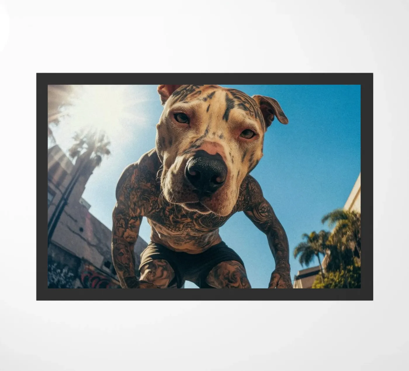 Blaze deurmat van Affiches Chien Originales – Dogland
